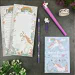 Load image into Gallery viewer, Unicorn Stationery Set-The Persnickety Co
