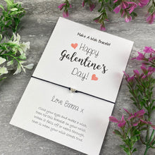 Load image into Gallery viewer, Personalised Happy Galentine's Day Wish Bracelet-3-The Persnickety Co