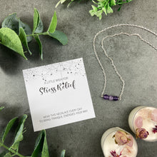 Load image into Gallery viewer, Amethyst Gemstone Necklace and Bracelet