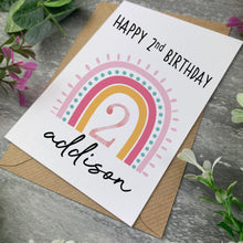 Load image into Gallery viewer, Rainbow Birthday Card