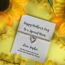 Load image into Gallery viewer, Happy Mothers Day To A Special Mum - Personalised Bracelet-3-The Persnickety Co