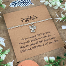 Load image into Gallery viewer, Guardian Angel Remembrance Beaded Bracelet-5-The Persnickety Co