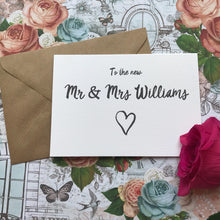 Load image into Gallery viewer, To The New Mr & Mrs-3-The Persnickety Co