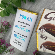Load image into Gallery viewer, Exam Congratulations - Graduation Chocolate Bar - Blue