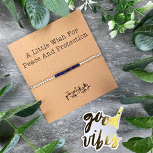 Load image into Gallery viewer, A Little Wish For Peace And Protection Beaded Bracelet