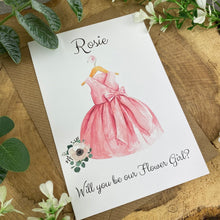 Load image into Gallery viewer, Will You Be Our Flower Girl Wedding Card-The Persnickety Co