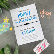 Load image into Gallery viewer, Exam Congratulation - A-Level Wish Bracelet