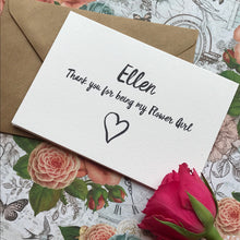 Load image into Gallery viewer, Personalised Thank You For Being My Bridesmaid-7-The Persnickety Co