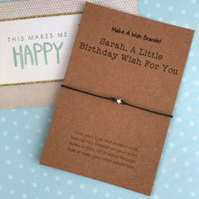 Load image into Gallery viewer, Personalised A Little Birthday Wish For You-The Persnickety Co