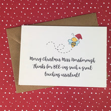 Load image into Gallery viewer, Merry Christmas Teacher Card-4-The Persnickety Co