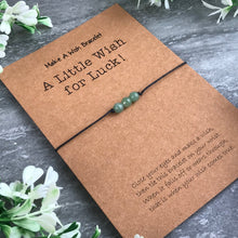 Load image into Gallery viewer, A Little Wish For Luck - Green Aventurine-10-The Persnickety Co