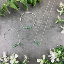 Load image into Gallery viewer, Luck - Aventurine Gemstone Necklace and Bracelet
