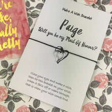 Load image into Gallery viewer, Bridesmaid Proposal Wish Bracelet-4-The Persnickety Co