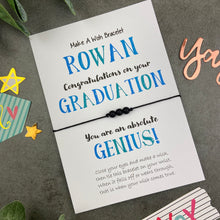 Load image into Gallery viewer, Exam Congratulations - Graduation Wish Bracelet