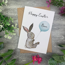 Load image into Gallery viewer, Personalised Easter Balloon Card
