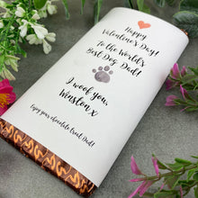 Load image into Gallery viewer, The World's Best Dog Dad/Mum Valentine's Day Chocolate Bar