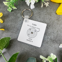 Load image into Gallery viewer, QR Code Keyring Wedding Keepsake