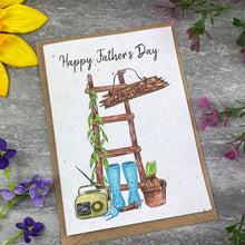 Load image into Gallery viewer, Fathers Day Garden Plantable Seed Card