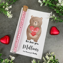 Load image into Gallery viewer, Personalised We Love You Millions Valentines Treat
