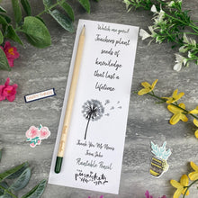 Load image into Gallery viewer, Teacher Gift - Sprout Pencil, Teachers Plant seeds Of Knowledge