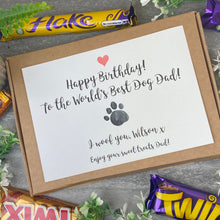 Load image into Gallery viewer, Happy Birthday Dog Dad / Mum - Personalised Chocolate Box-3-The Persnickety Co