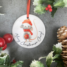 Load image into Gallery viewer, Personalised Christmouse Hanging Decoration-7-The Persnickety Co