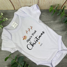 Load image into Gallery viewer, Personalised First Christmas Bib and Vest
