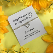 Load image into Gallery viewer, Happy Mother's Day To A Special Auntie Beaded Charm Bracelet-3-The Persnickety Co