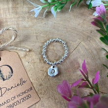 Load image into Gallery viewer, Maid Of Honour Initial Ring-3-The Persnickety Co