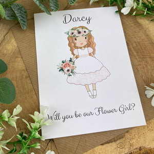 Wedding Card - Will You Be Our Flower Girl?-7-The Persnickety Co