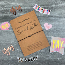 Load image into Gallery viewer, Sweet 16th Wish Bracelet-The Persnickety Co