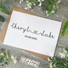 Load image into Gallery viewer, Personalised Wedding Day Card-8-The Persnickety Co