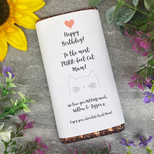 Load image into Gallery viewer, Purrfect Cat Mum Birthday Chocolate Bar