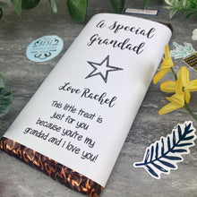 Load image into Gallery viewer, A Special Grandad Chocolate Bar