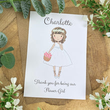 Load image into Gallery viewer, Wedding Card - Thank You For Being Our Flower Girl-The Persnickety Co