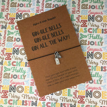 Load image into Gallery viewer, Gin-gle Bells Wish Bracelet-The Persnickety Co