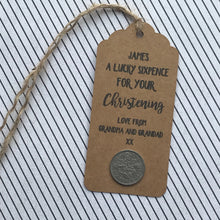Load image into Gallery viewer, Lucky Sixpence For A Christening-The Persnickety Co