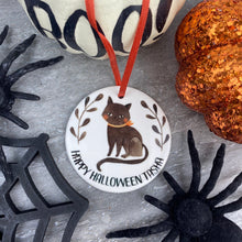 Load image into Gallery viewer, Black Cat Halloween Hanging Decoration-9-The Persnickety Co
