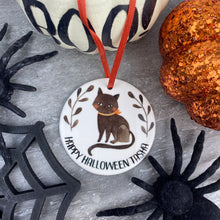 Load image into Gallery viewer, Black Cat Halloween Hanging Decoration-9-The Persnickety Co