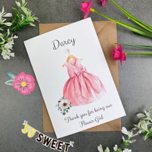 Load image into Gallery viewer, Thank You For Being Our Flower Girl - Pink-8-The Persnickety Co