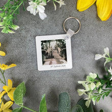 Load image into Gallery viewer, QR Code Keyring Wedding Keepsake