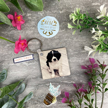 Load image into Gallery viewer, Personalised Dog Dad Keyring