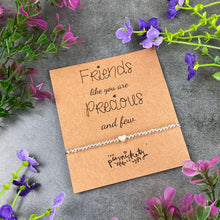 Load image into Gallery viewer, Friends Like You Are Precious And Few Beaded Bracelet-3-The Persnickety Co
