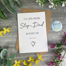 Load image into Gallery viewer, Super Amazing Step-Dad Father's Day Card