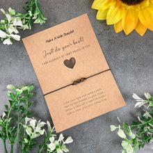 Load image into Gallery viewer, Just Do Your Best Wish Bracelet