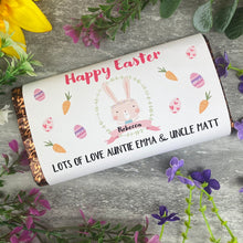 Load image into Gallery viewer, Personalised Happy Easter Chocolate Bar