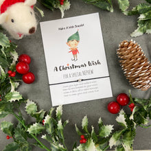 Load image into Gallery viewer, A Christmas Wish - Nephew Wish Bracelet