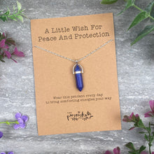 Load image into Gallery viewer, Crystal Necklace  - A Little Wish For Peace And Protection