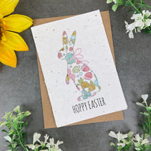 Load image into Gallery viewer, Easter Watercolour Rabbit Plantable Seed Card