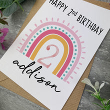 Load image into Gallery viewer, Rainbow Birthday Card